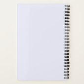 Carnet Ne regardez pas le chat - adorable chaton bleu (Verso)