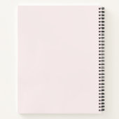 Carnet Ne regardez pas le chat - Drôle chat blanc (Dos)