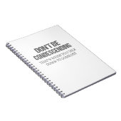 Carnet Ne sois pas condescendant (Côté Droit)