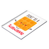 Carnet Ne Sois Pas Un Crétin (Côté gauche)