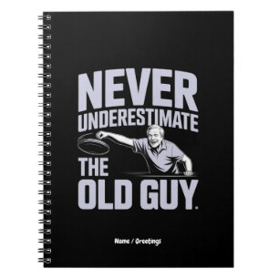 Carnet Ne Sous-Estimez Jamais Le Vieux Guy Drôle Disque G