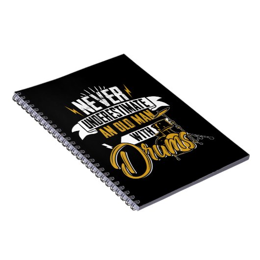 Carnet Ne Sous-Estimez Jamais Un Vieux Homme Avec Des Tam (Côté Droit)