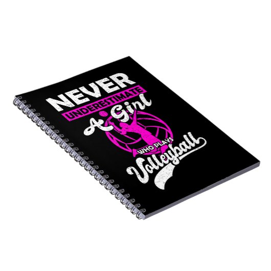 Carnet Ne Sous-Estimez Jamais Une Fille Qui Joue Au Gi De (Côté Droit)