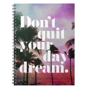 Carnet Ne stoppez pas votre citation de motivation de