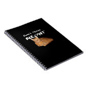 Carnet Ne stress pas Meowt - Orange Chat me stress Out (Côté Droit)