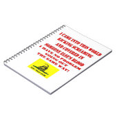 CARNET NE T'EN PRENDS PAS POUR MOI (Côté gauche)