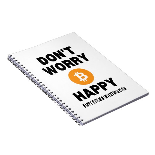 CARNET NE T'INQUIÈTE PAS B(ITCOIN) HEUREUX (Côté Droit)