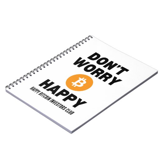 CARNET NE T'INQUIÈTE PAS B(ITCOIN) HEUREUX (Côté gauche)