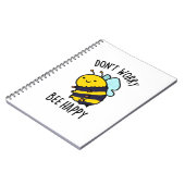 Carnet Ne vous inquiétez pas, Abeille Heureuse, drôle de  (Côté gauche)