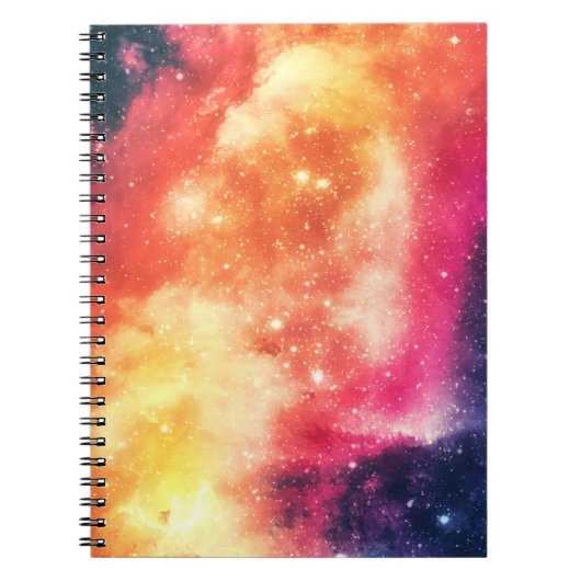 Carnet Nébuleuse Cosmique Radieuse (Devant)
