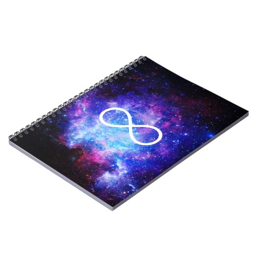 Carnet Nébuleuse de symbole d'infini (Côté gauche)