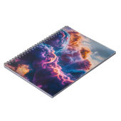 Carnet Nébuleuse d'espace abstrait - Art cosmique coloré (Côté gauche)