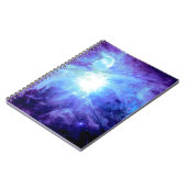 Carnet Nébuleuse d'Orion Turquoise Pervenche Lavande Gala (Côté gauche)
