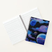 Carnet Nébuleuse et planètes dans l'espace (Intérieur)