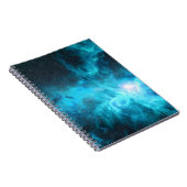 Carnet nébuleuse orientale, lumière bleue, astronomie. (Côté Droit)