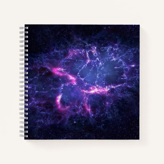 Carnet Nébuleuse spatiale dynamique Image cosmique (Devant)