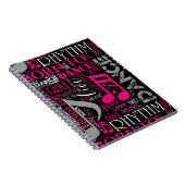 Carnet Née pour danser Pink ID277 (Côté Droit)