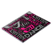 Carnet Née pour danser Pink ID277 (Côté gauche)