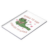 Carnet Née pour japper, forcée de travailler Drôle de gre (Côté gauche)