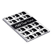 Carnet néerlandais noir et blanc de coutume de (Côté Droit)