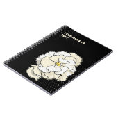 Carnet Neige botanique : Le Begonia blanc sans fin Pop Ar (Côté gauche)