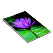 Carnet Nénuphar pourpre (Côté Droit)