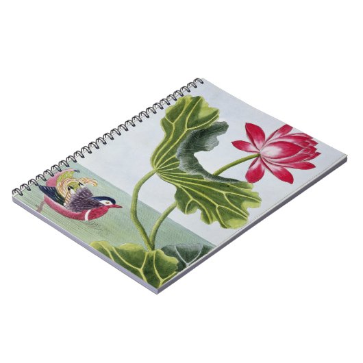 Carnet Nénuphar rouge chinois, volume I, plat 82, de ' (Côté gauche)