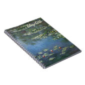 Carnet Nénuphars de Claude Monet, Fleurs Vintages (Côté Droit)
