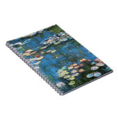Carnet Nénuphars de Claude Monet, Impressionnisme Vintage (Côté Droit)