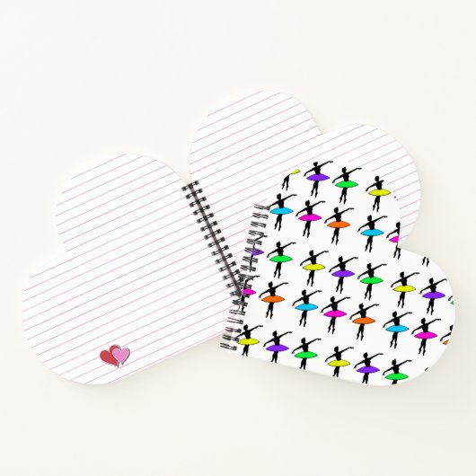 Carnet Neon Ballerina Ballet Tutu Danser Enseignant Point (Intérieur)