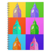 Carnet Néon Big Ben d'art de bruit (Devant)