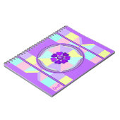 Carnet NEON & coeur violet battre (Côté gauche)