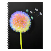 Carnet Neon Des Graines De Dandelion Ordinateur Portable (Devant)