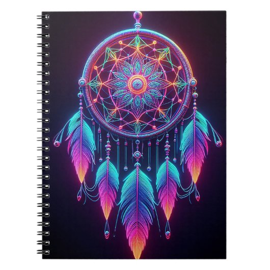 Carnet Neon Dreamcatcher (Devant)