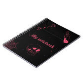 Carnet Neon Goth - Pink & Black Journal (Côté gauche)