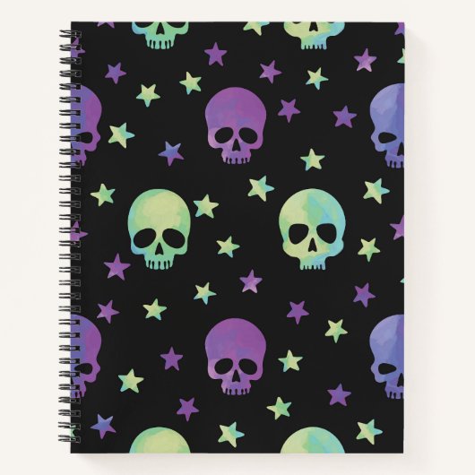 Carnet Neon Skuls (Devant)