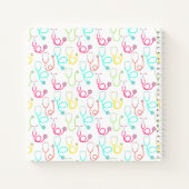 Carnet Neon Stethoscope Motif (Dos)