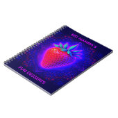 carnet Neon Strawberry vivid Look (Côté gauche)