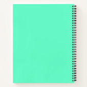 Carnet Neon Turquoise (Dos)