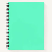 Carnet Neon Turquoise (Devant)