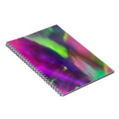 Carnet néon violet jaune rose vert clair arrière - plan (Côté Droit)