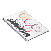 Carnet Neon Volleyballs (Côté Droit)