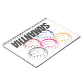 Carnet Neon Volleyballs (Côté gauche)