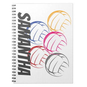 Carnet Neon Volleyballs