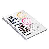 Carnet Neon Volleyballs (Côté Droit)
