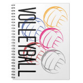 Carnet Neon Volleyballs (Devant)