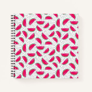 Carnet Neon Watermelon sur le Motif des semences