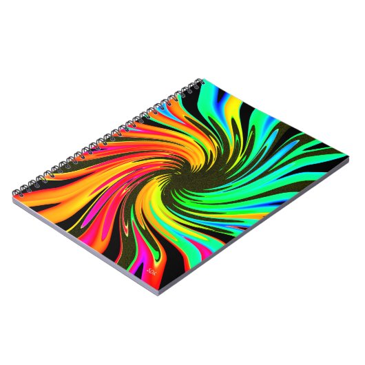 Carnet Neon Whirlpool Galaxy (Côté gauche)