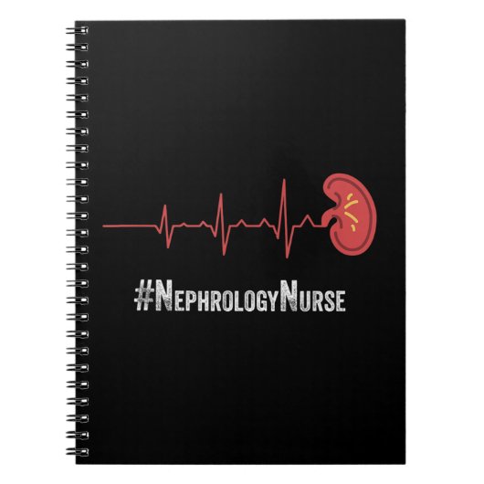 Carnet Néphrologie Infirmière cardiobattement Dialyse Inf (Devant)