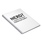 Carnet NERD ? Drôle, design geek (Côté Droit)